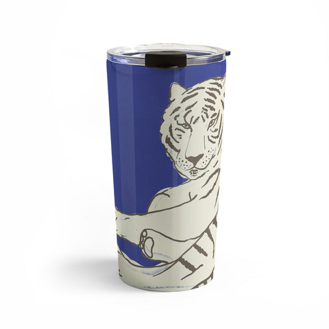 Emanuela Carratoni Painted Tiger Travel Mug