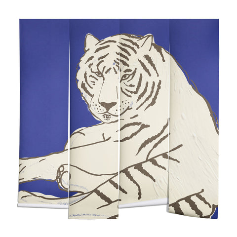 Emanuela Carratoni Painted Tiger Wall Mural