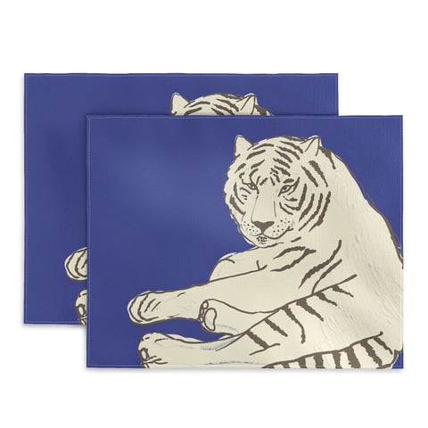 Emanuela Carratoni Painted Tiger Placemat