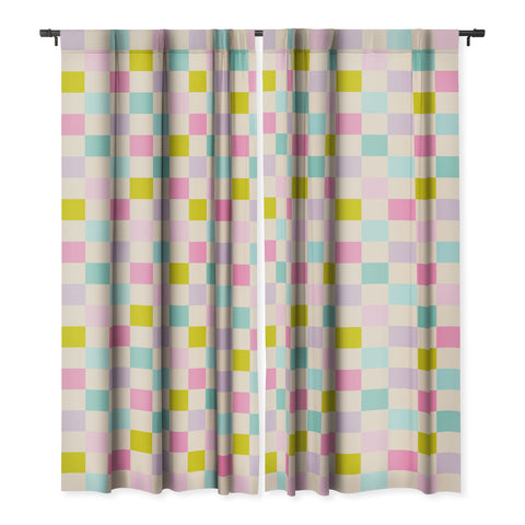 Emanuela Carratoni Pastel Checkered Theme Blackout Non Repeat