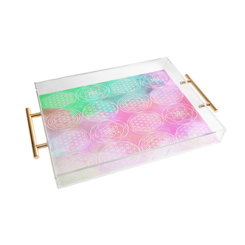 Emanuela Carratoni Pastel Mandala Acrylic Tray