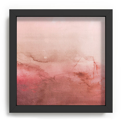 Emanuela Carratoni Peach Fuzz Painting Recessed Framing Square