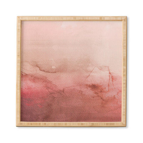 Emanuela Carratoni Peach Fuzz Painting Framed Wall Art Havenly