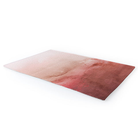 Emanuela Carratoni Peach Fuzz Painting Area Rug