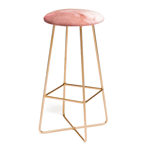 Emanuela Carratoni Peach Fuzz Painting Bar Stool