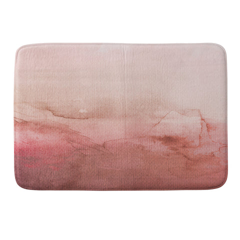 Emanuela Carratoni Peach Fuzz Painting Memory Foam Bath Mat Havenly