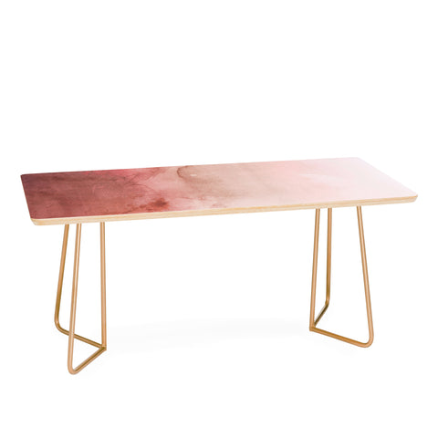 Emanuela Carratoni Peach Fuzz Painting Coffee Table