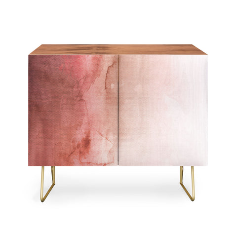 Emanuela Carratoni Peach Fuzz Painting Credenza