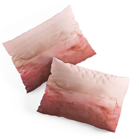 Emanuela Carratoni Peach Fuzz Painting Pillow Shams