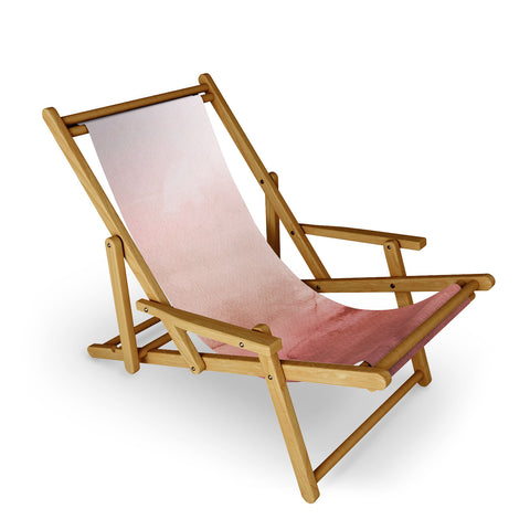 Emanuela Carratoni Peach Fuzz Painting Sling Chair