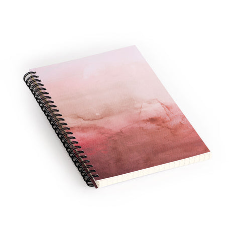 Emanuela Carratoni Peach Fuzz Painting Spiral Notebook