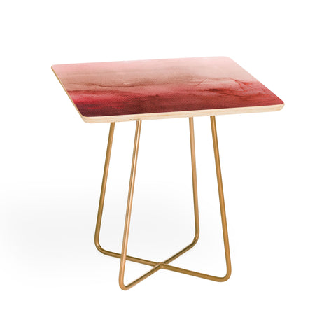 Emanuela Carratoni Peach Fuzz Painting Side Table