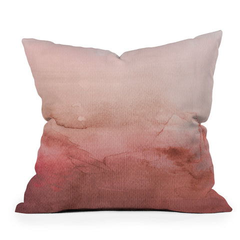 Emanuela Carratoni Peach Fuzz Painting Outdoor Throw Pillow Havenly