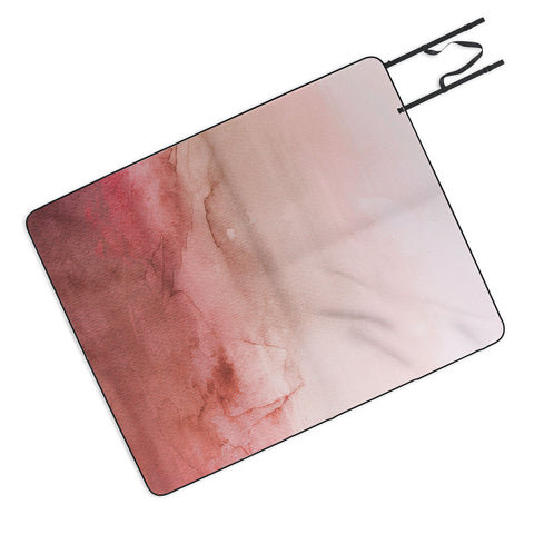 Emanuela Carratoni Peach Fuzz Painting Picnic Blanket