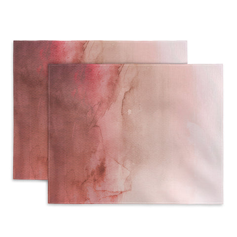 Emanuela Carratoni Peach Fuzz Painting Placemat