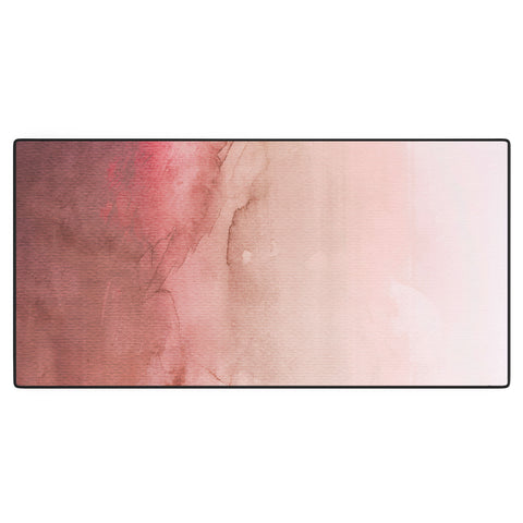 Emanuela Carratoni Peach Fuzz Painting Desk Mat