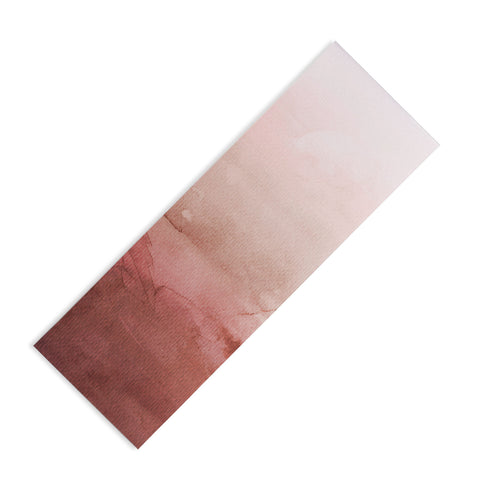Emanuela Carratoni Peach Fuzz Painting Yoga Mat