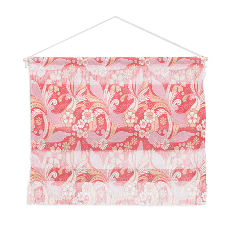 Emanuela Carratoni Peach Fuzz Paisley Wall Hanging Landscape