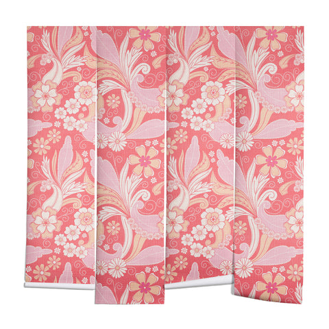 Emanuela Carratoni Peach Fuzz Paisley Wall Mural