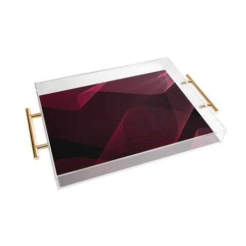 Emanuela Carratoni Pink Idea Acrylic Tray