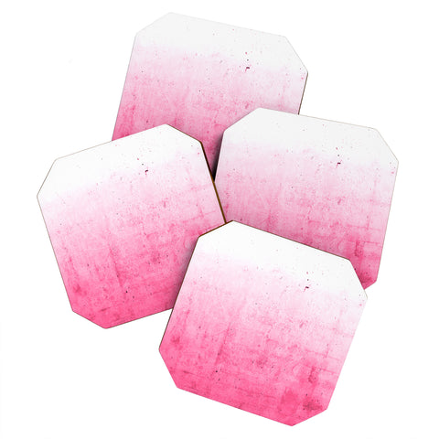 Emanuela Carratoni Pink Ombre Coaster Set