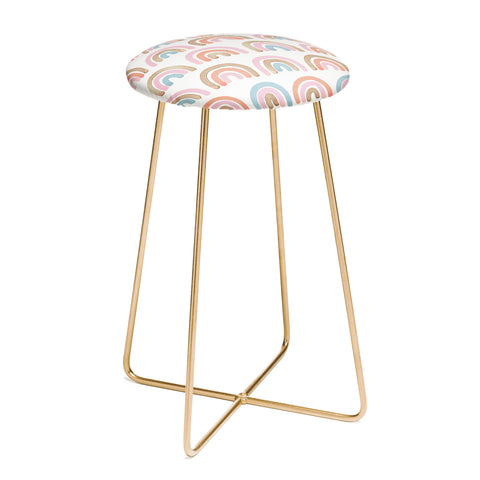 Emanuela Carratoni Pink Rainbows Counter Stool