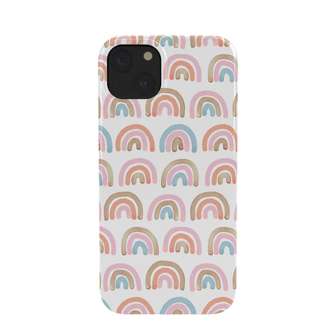 Emanuela Carratoni Pink Rainbows Phone Case