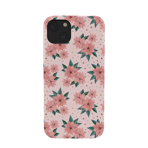 Emanuela Carratoni Poinsettia Theme Phone Case