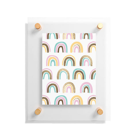 Emanuela Carratoni Precious Rainbows Floating Acrylic Print