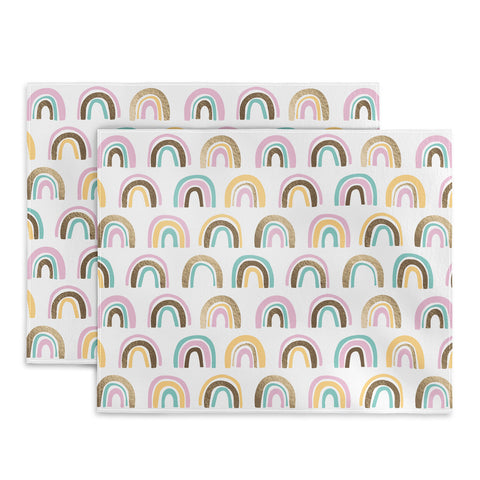 Emanuela Carratoni Precious Rainbows Placemat