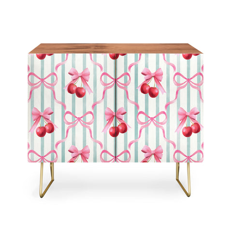 Emanuela Carratoni Preppy Bows and Cherries Credenza