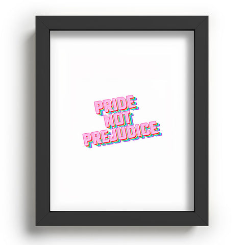 Emanuela Carratoni Pride not Prejudice Recessed Framing Rectangle