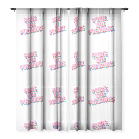 Emanuela Carratoni Pride not Prejudice Sheer Window Curtain