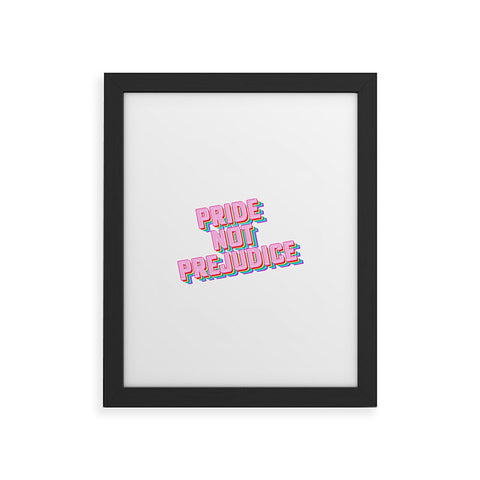 Emanuela Carratoni Pride not Prejudice Framed Art Print