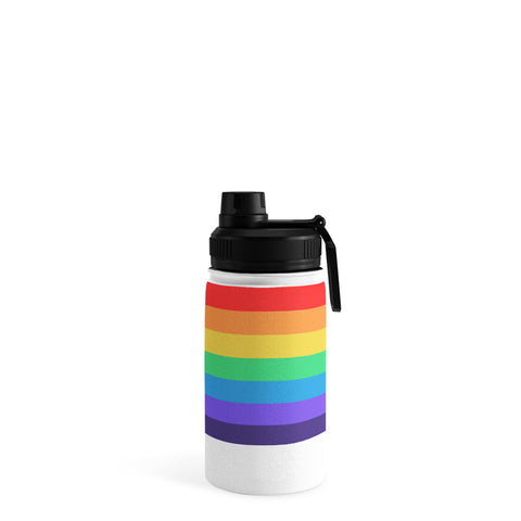 Emanuela Carratoni Pride Rainbow Flag Water Bottle