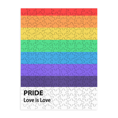 Emanuela Carratoni Pride Rainbow Flag Puzzle