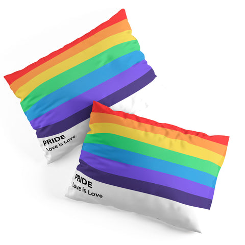 Emanuela Carratoni Pride Rainbow Flag Pillow Shams