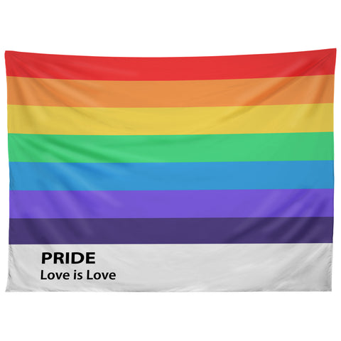 Emanuela Carratoni Pride Rainbow Flag Tapestry