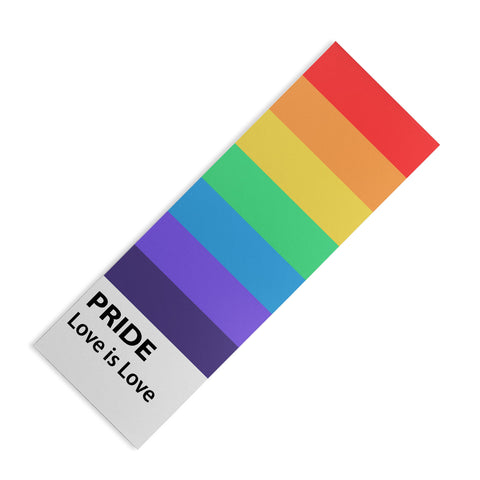 Emanuela Carratoni Pride Rainbow Flag Yoga Mat