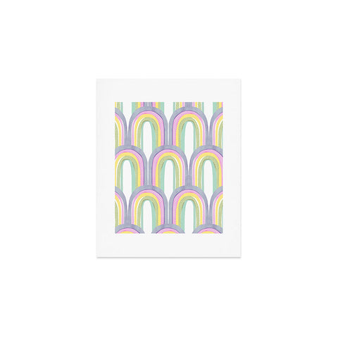Emanuela Carratoni Rainbow Pastel Theme Art Print