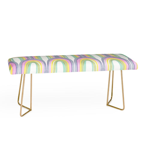 Emanuela Carratoni Rainbow Pastel Theme Bench