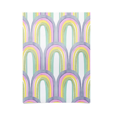 Emanuela Carratoni Rainbow Pastel Theme Poster