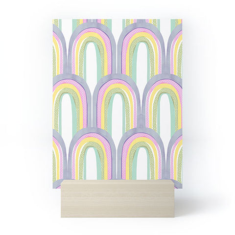 Emanuela Carratoni Rainbow Pastel Theme Mini Art Print