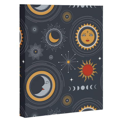 Emanuela Carratoni Retro Universe Art Canvas