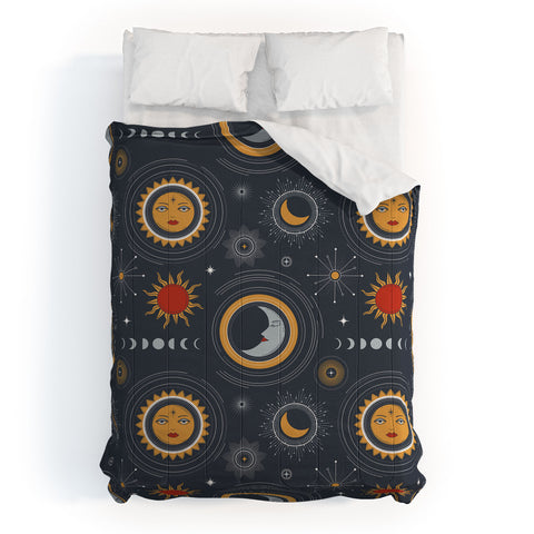 Emanuela Carratoni Retro Universe Comforter