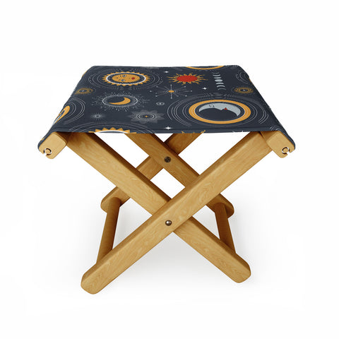 Emanuela Carratoni Retro Universe Folding Stool