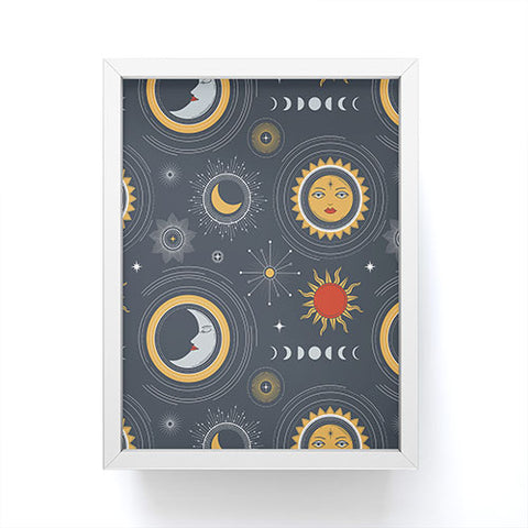 Emanuela Carratoni Retro Universe Framed Mini Art Print