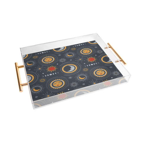 Emanuela Carratoni Retro Universe Acrylic Tray