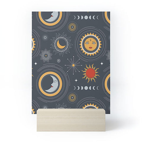 Emanuela Carratoni Retro Universe Mini Art Print