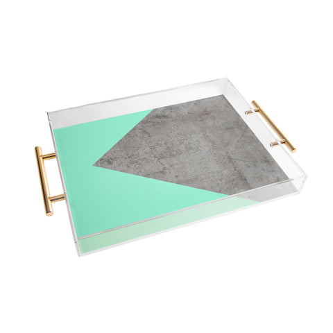 Emanuela Carratoni Sea Collage on Concrete Acrylic Tray